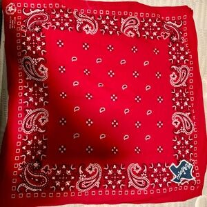 Red bandana with Texas